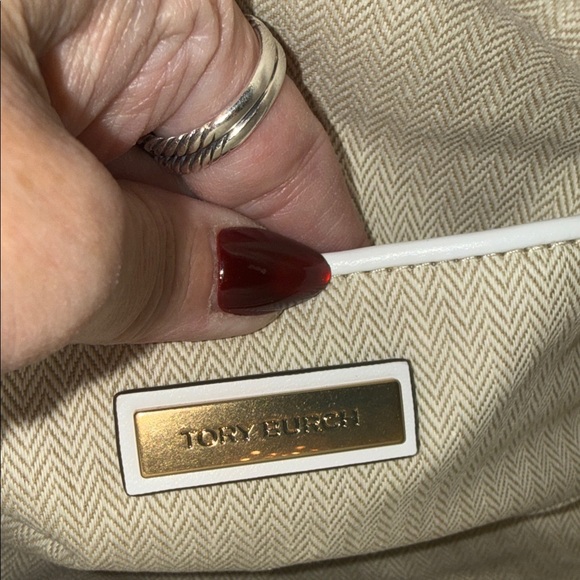 Tory Burch White Quilted Leather Shoulder Bag with Double strap NWT - Picture 7 of 16